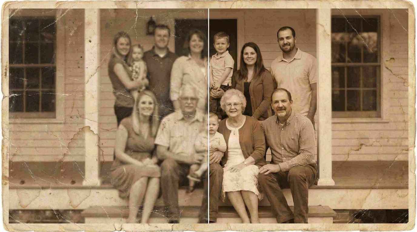 يقوم EzRemove Photo Restoration باستعادة الصور القديمة أو الباهتة أو المخدوشة أو التالفة بتفاصيل أكثر وضوحًا.