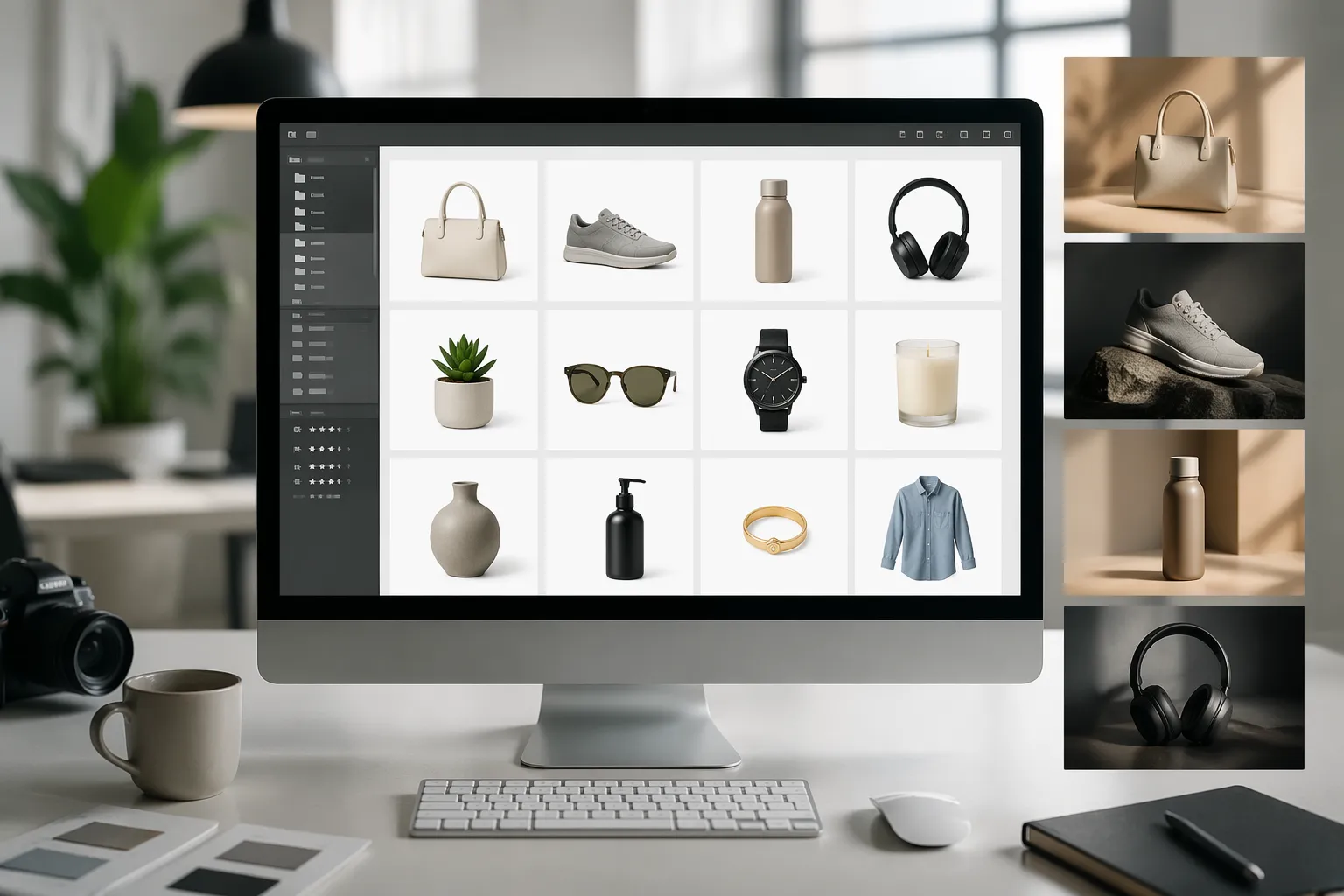 EzRemove KI-Produktinszenierung für E-Commerce-Produktvisuals