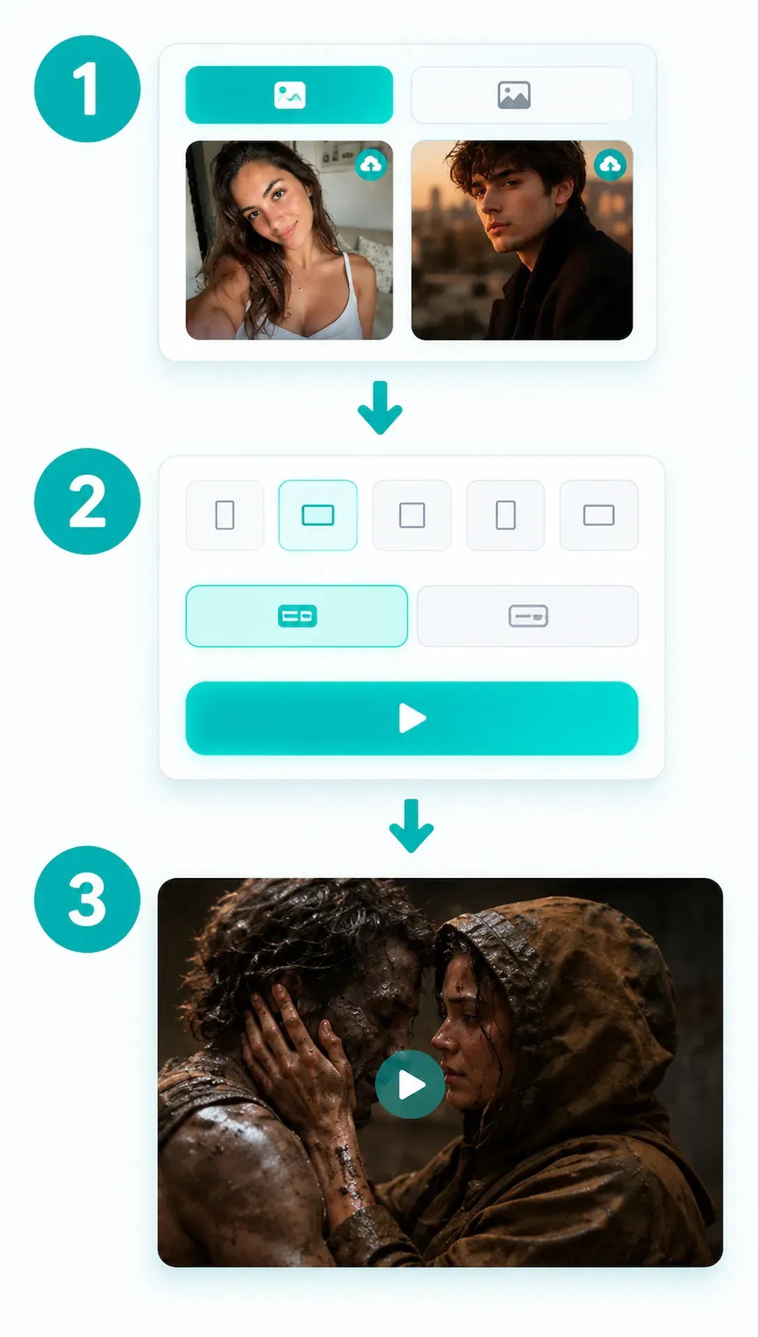How to use the EzRemove AI Zombie Video Generator in three steps