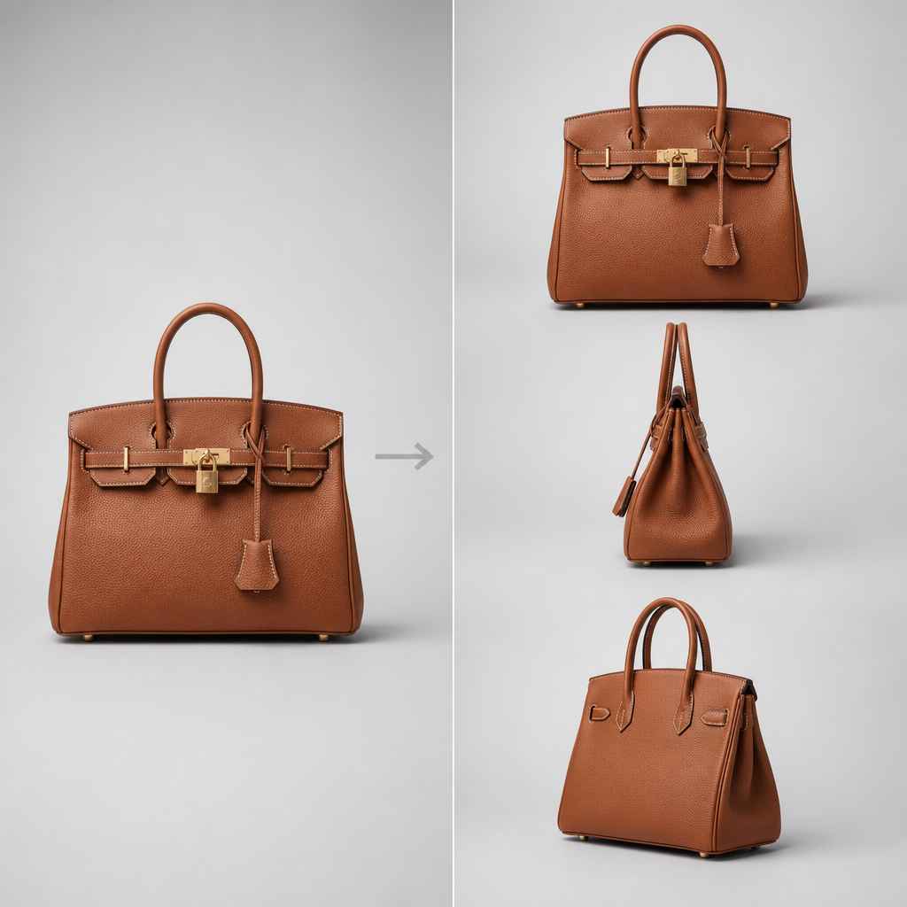 Three-View Product Images